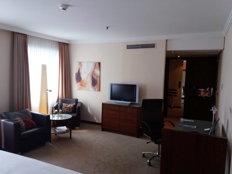 部屋全体 ベッド側から