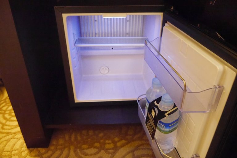 冷蔵庫は、あまり大きくないですが、有料の飲み物などが入っていないのでスペースは十分でした。しっかりと冷えています