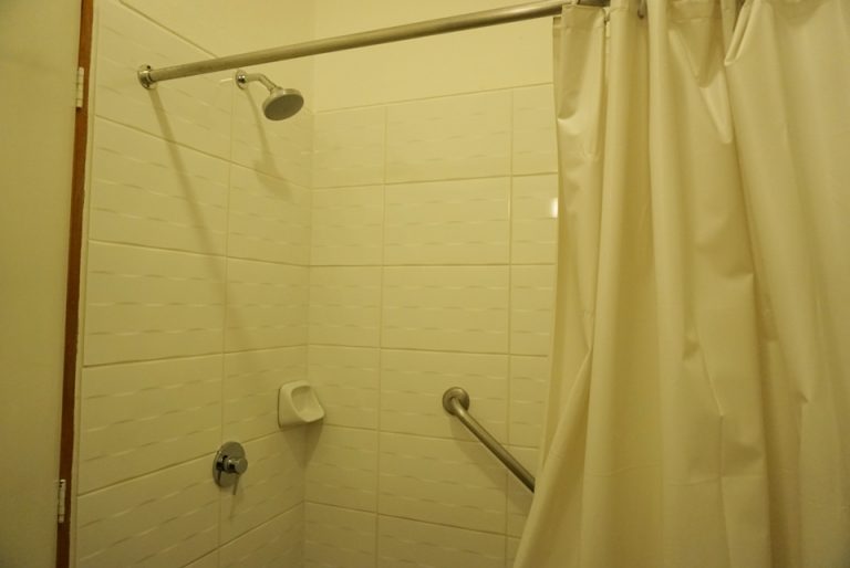 シャワーは水圧も温度も問題なく使えます