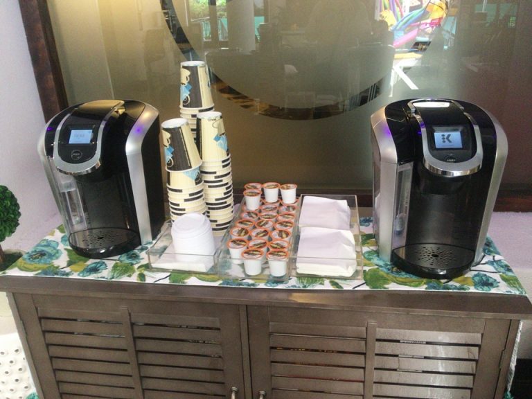 ロビーにあるカフェスペース