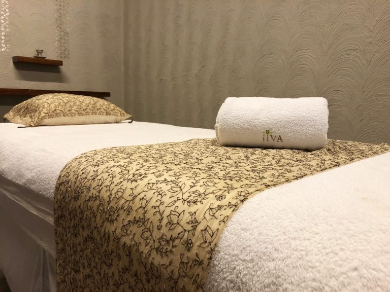 エステ(スパ)の部屋の中