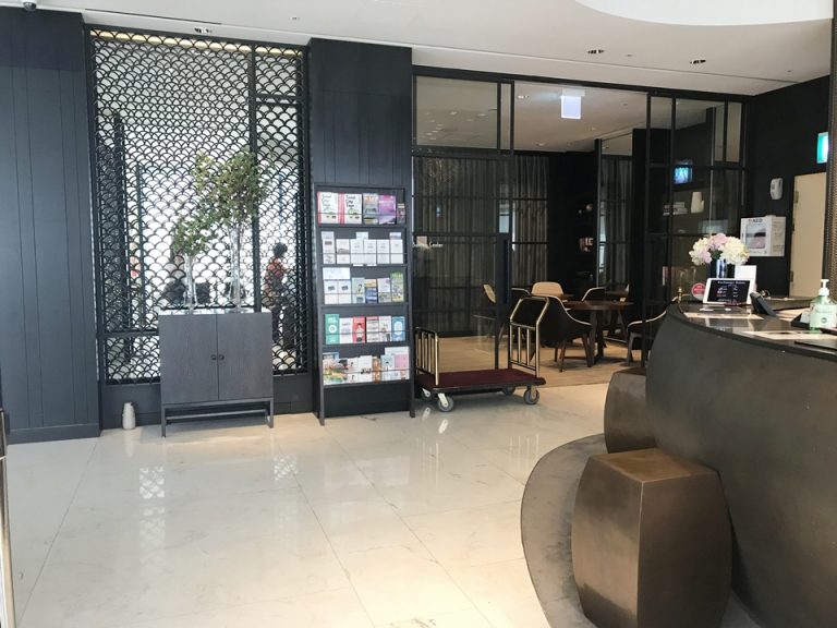 フロント横にあるスペースです