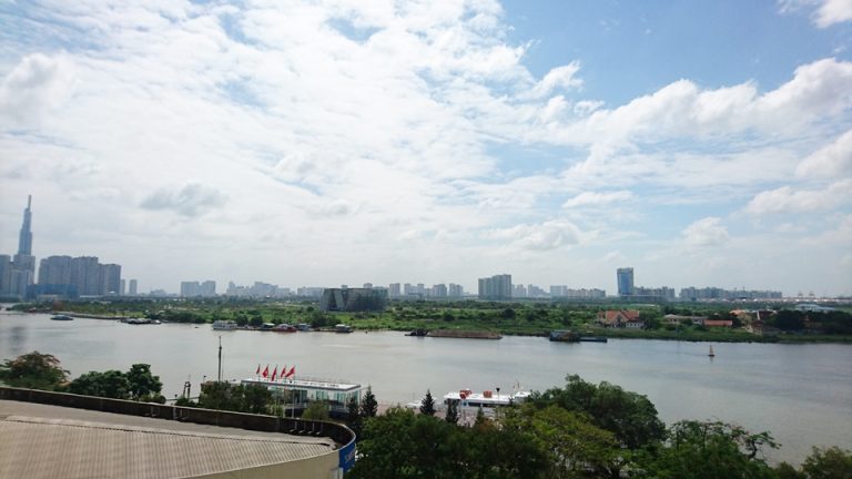 朝食会場からの眺望