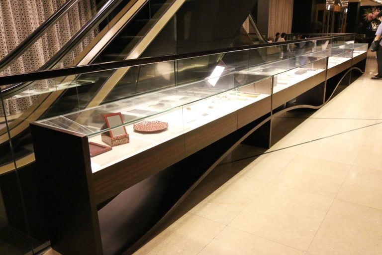 フロントにある展示