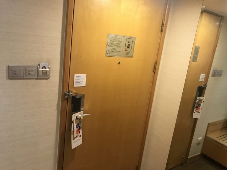 客室入り口内観ドア