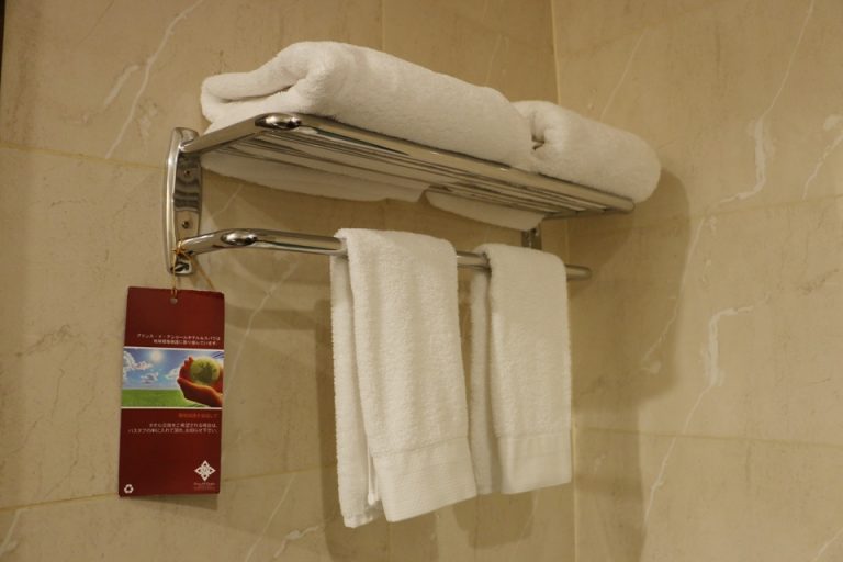 バスルームのタオルセット