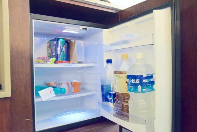 開いた冷蔵庫