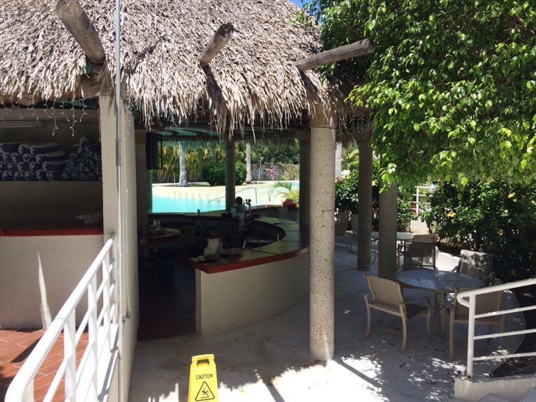 プールに有るバー