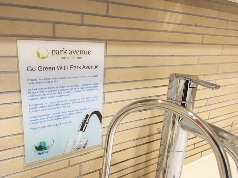 浄水の案内 浴室内