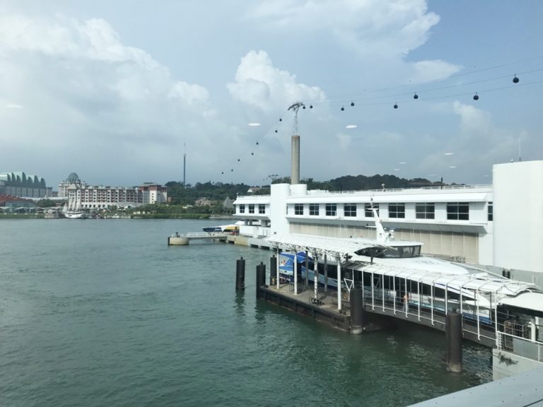 シンガポールフェリーターミナルからの光景