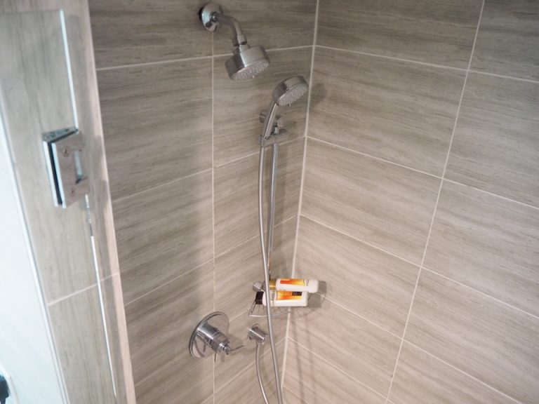 水圧がちょうど良いシャワールーム