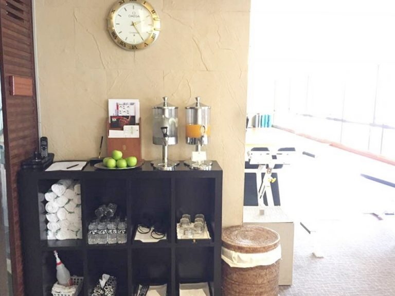 水はもちろんジュースもあるジム