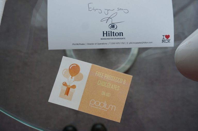 フロントでもらったバースデーチケット