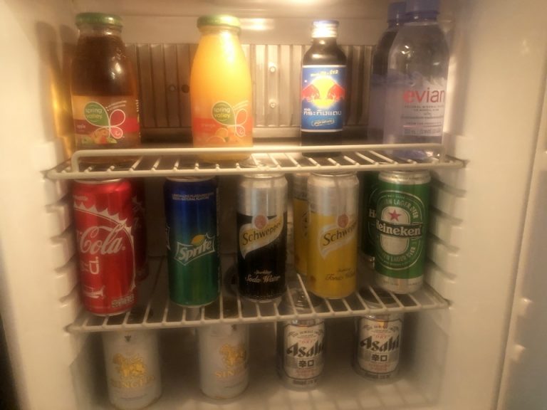 冷蔵庫の中にはアサヒビールもありました