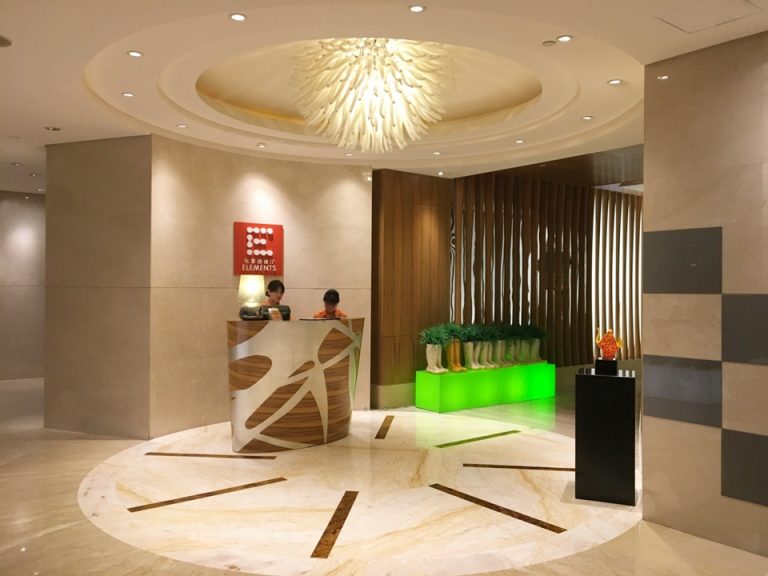 朝食会場入り口