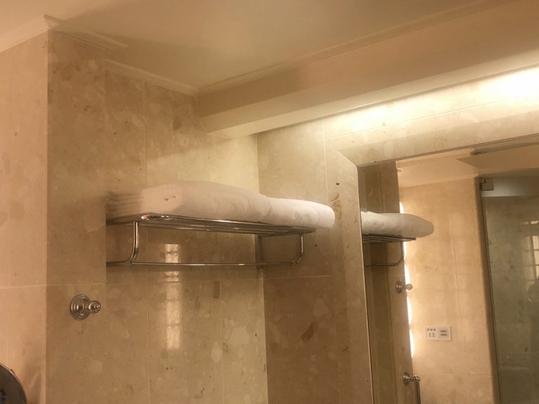 こちらのタオルももちろんPマークが入っているペニンシュラオリジナルでした