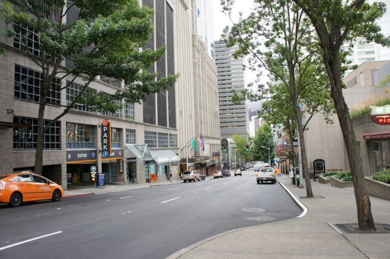 ホテル外の景色