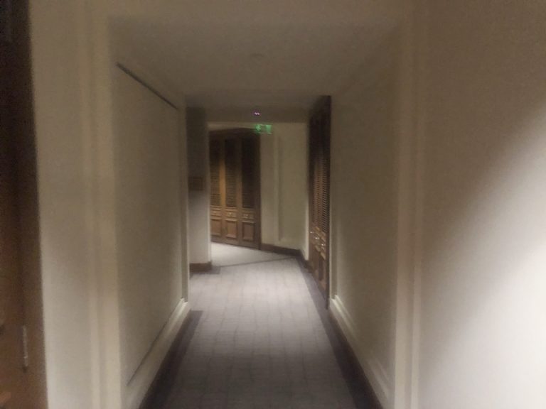 チェックインを受け付けたスタッフがそのまま部屋まで案内してくれます