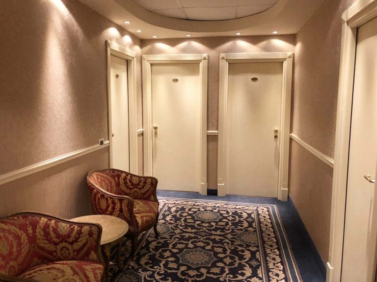 客室入口付近廊下