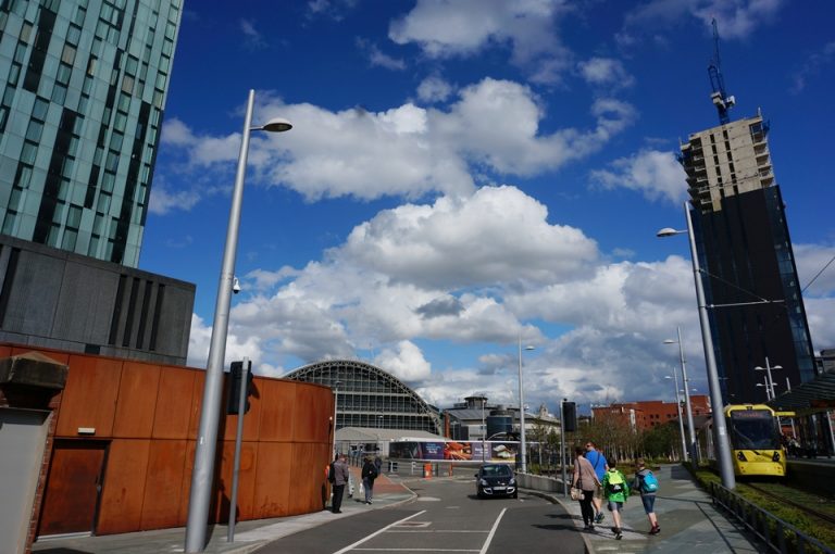 駅からホテルまでの道のり