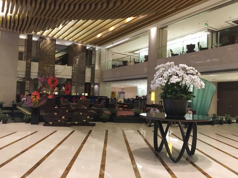 ロビー内にあるラウンジ