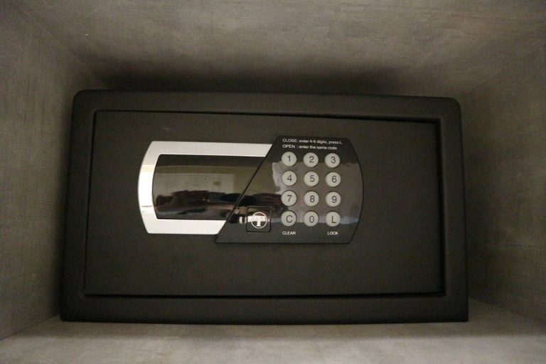 セーフティボックス 閉めている状態