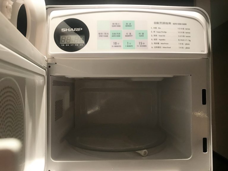 電子レンジ中
