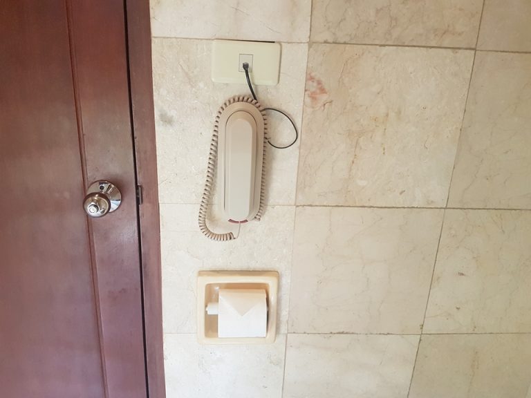 バスルーム:トイレ内にある電話