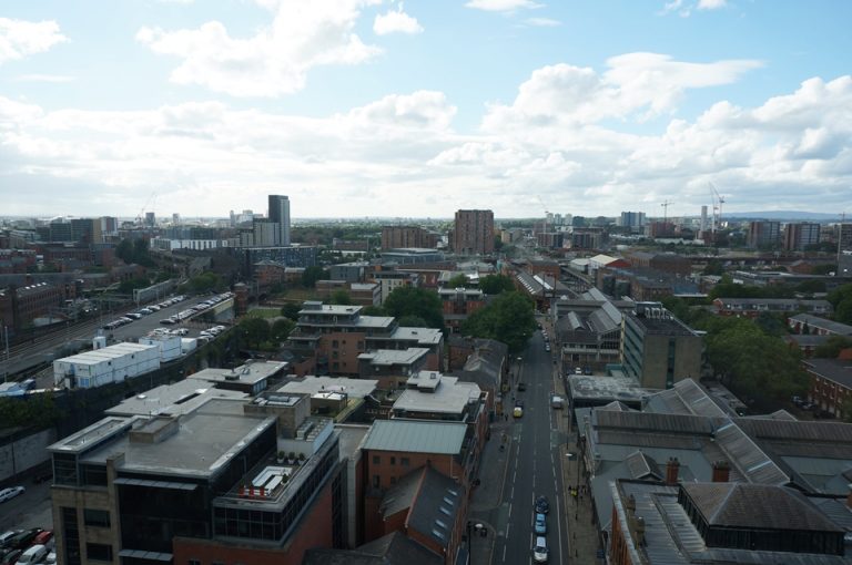 12階廊下から見える外の景色