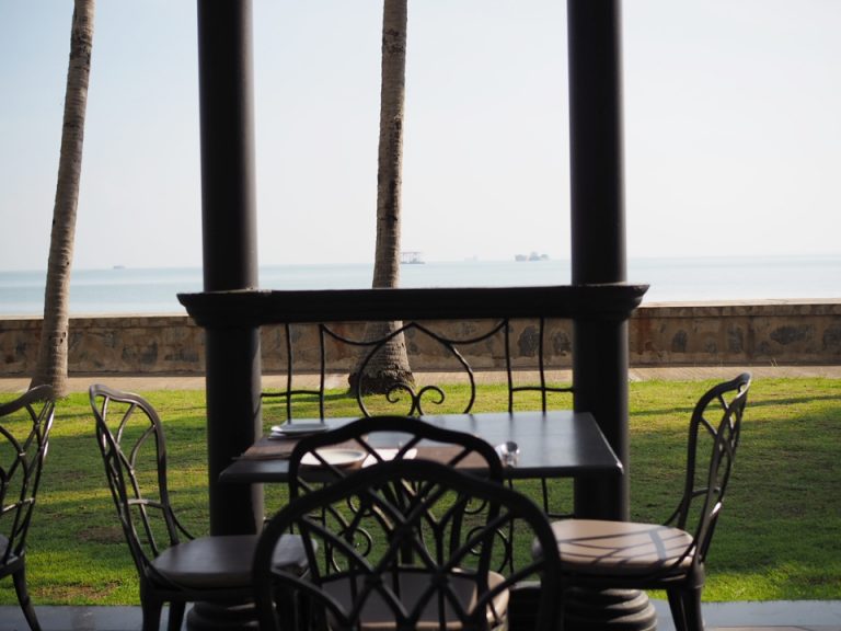 朝食 テラス席 朝は涼しかったので外で食べました その他の写真はレストランの写真を参考にしてください 同じ場所で食べています