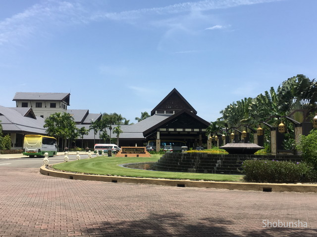 私たちが止まった garden wingのロビーの建物