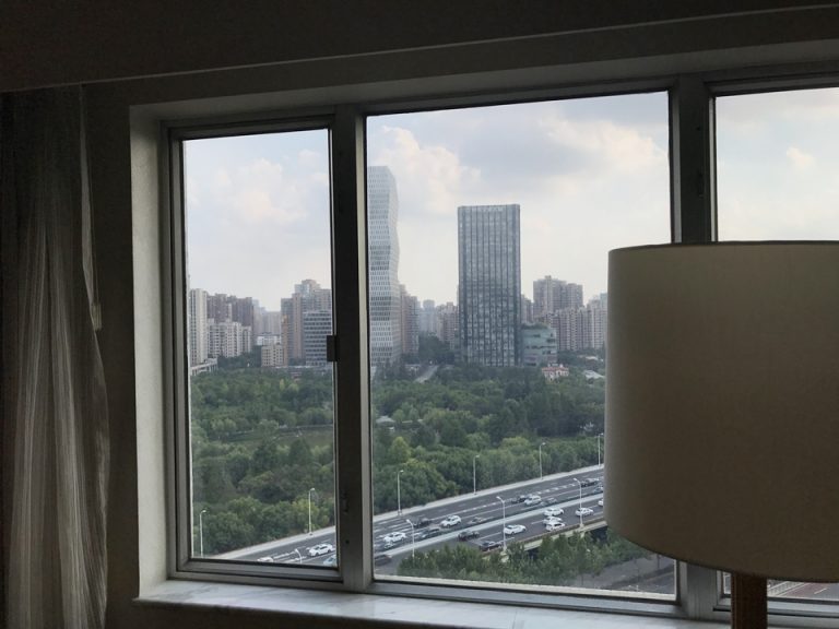 部屋からの風景、朝