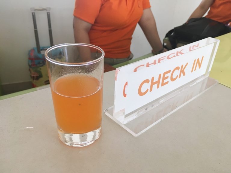 ウェルカムドリンク