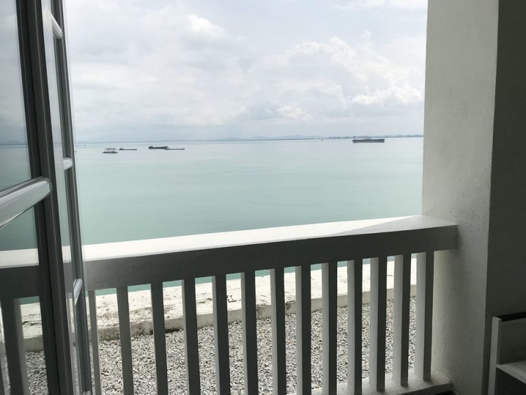 バルコニーからの風景