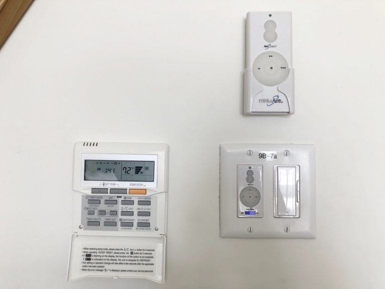 空調類 エアコンの電源ボタンと温度調節ボタンしか使いませんでした。