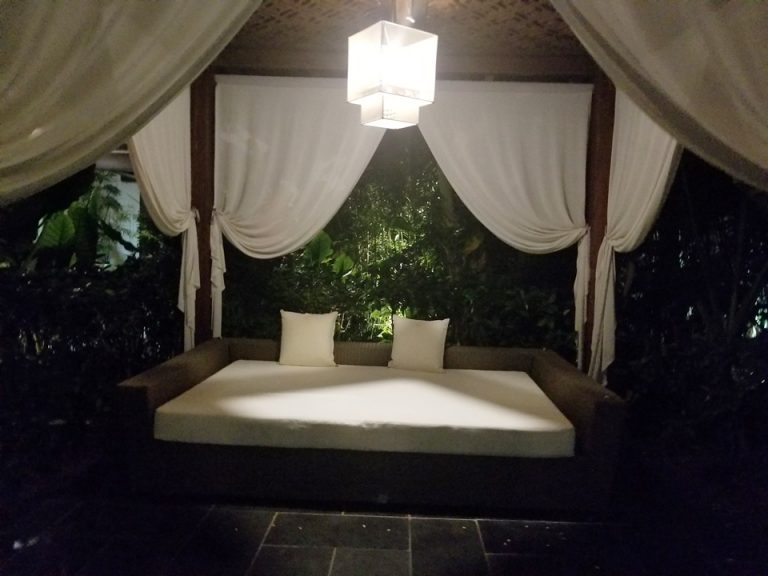 デイベッドは広々していました。