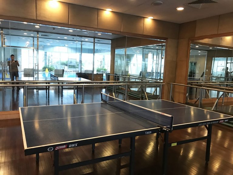 中国ならではという感じがしますが、卓球場があります。友人と来ていたら地味にうれしいですね