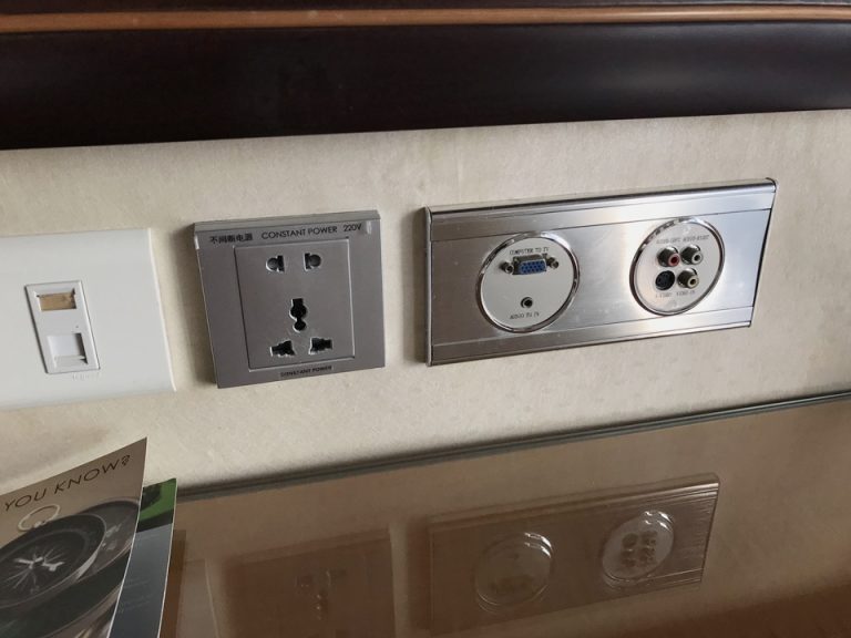 コンセント、日本のものがそのまま使えます