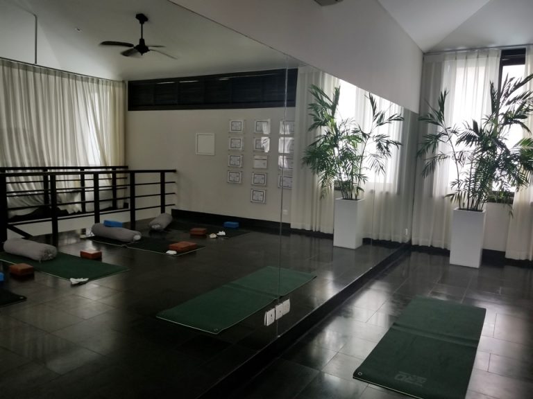 ヨガスタジオです。スパの2階にあります。