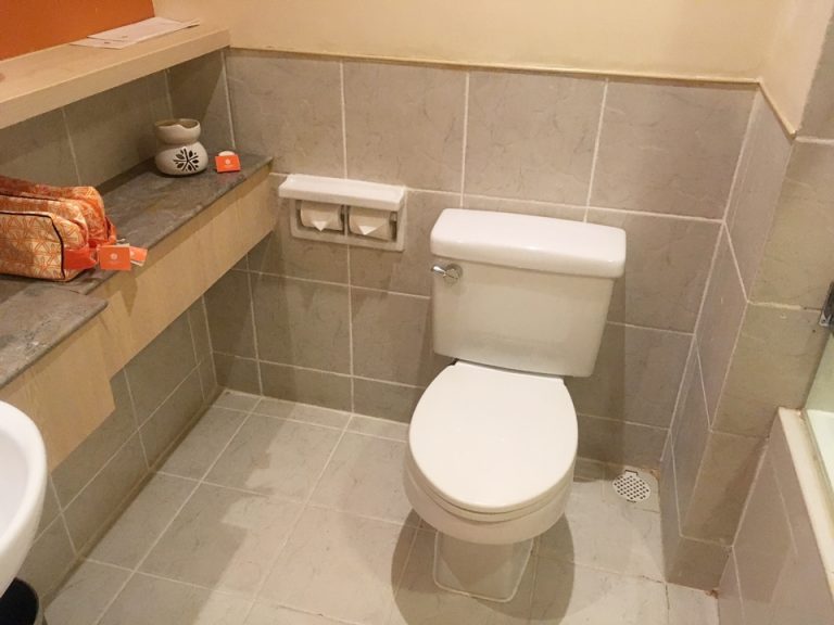 バスルーム内のトイレ