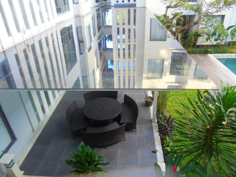 バルコニーから見える景色