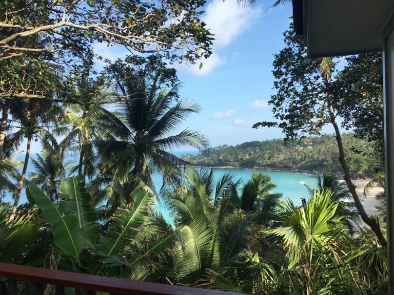 バルコニーからの景色