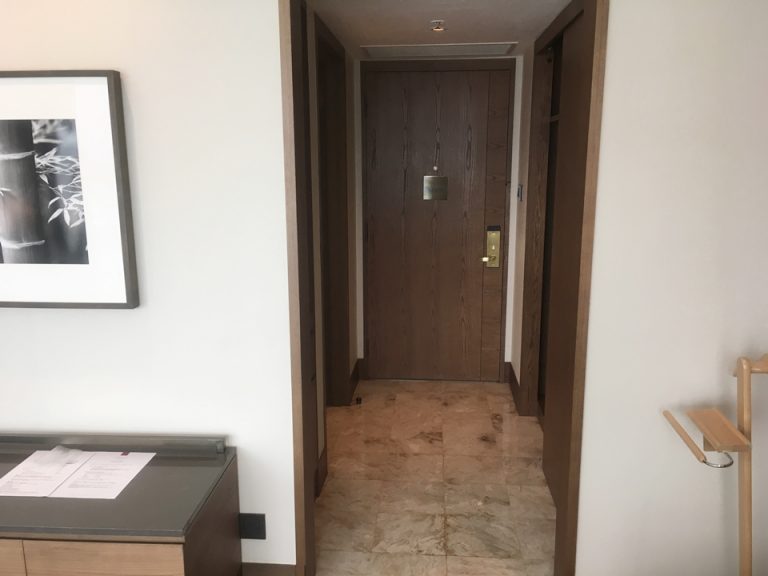 部屋内からのドア側の様子