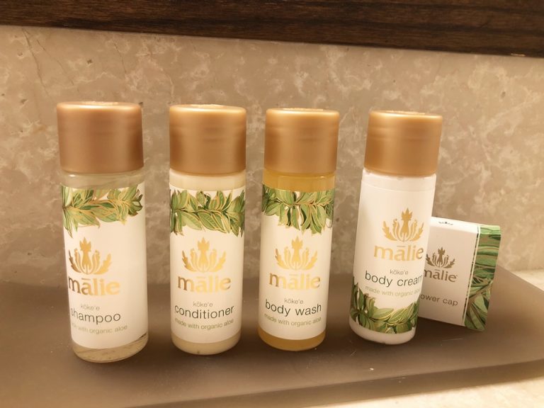 アメニティー類はMalie organics でテンション上がりました。