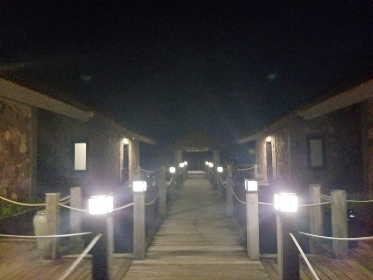 スパの部屋はこのようにそれぞれ独立していました。