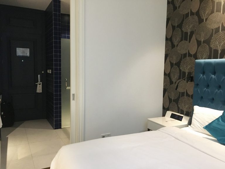 窓側から見た客室