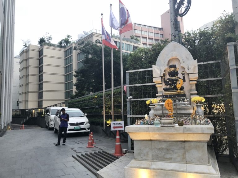 ホテルの端にあった置物?