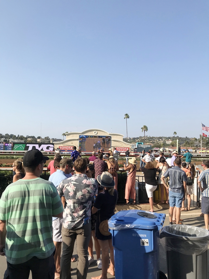 ホテル近くの競馬場 大きなレースがありました