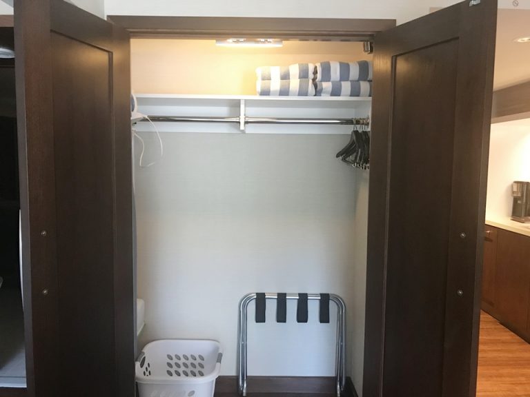 リビング側 クローゼット 開けたところ