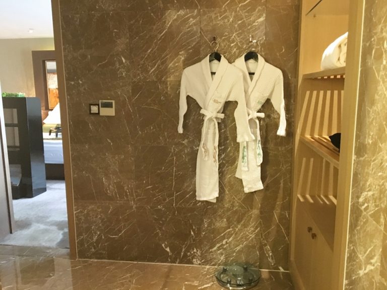 バスローブ。かなりくたびれています